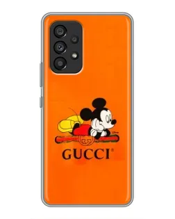 Чехол для Samsung Galaxy A53 (5G) с картинкой «Микки Маус Gucci — оранж» Чехол для Samsung Galaxy A53 (5G) с картинкой «Микки Маус Gucci — оранж»