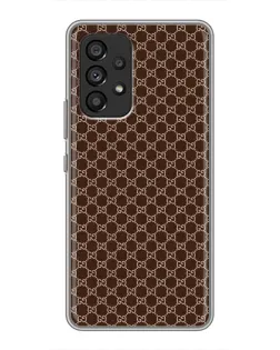 Чехол для Samsung Galaxy A53 (5G) с картинкой «Gucci — шоколадная сетка» Чехол для Samsung Galaxy A53 (5G) с картинкой «Gucci — шоколадная сетка»