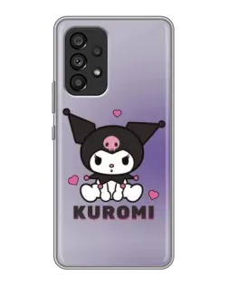 Чехол для Samsung Galaxy A53 (5G) с картинкой «Kuromi — фиолетовый арт»