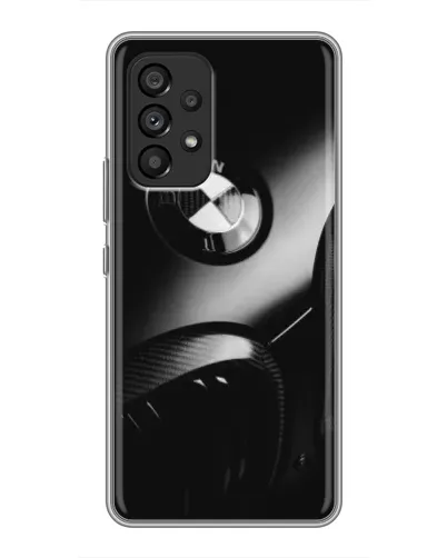 Чехол для Samsung Galaxy A53 (5G) с картинкой «Эмблема BMW — макро»