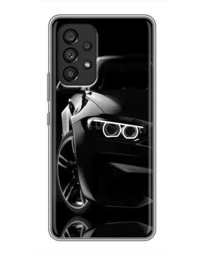 Чехол для Samsung Galaxy A53 (5G) с картинкой «Черная BMW — профиль» Чехол для Samsung Galaxy A53 (5G) с картинкой «Черная BMW — профиль»