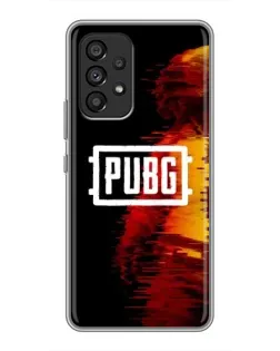 Чехол для Samsung Galaxy A53 (5G) с картинкой «Яркий логотип PUBG»