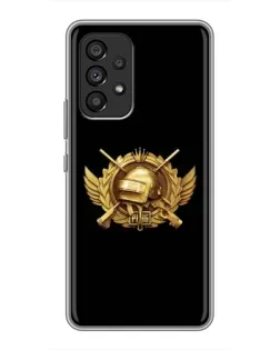 Чехол для Samsung Galaxy A53 (5G) с картинкой «PUBG — оранжевый градиент»