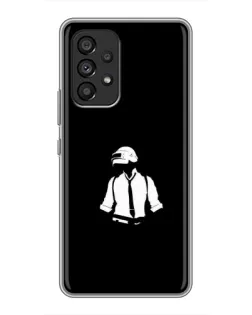 Чехол для Samsung Galaxy A53 (5G) с картинкой «PUBG — белый шлем» Чехол для Samsung Galaxy A53 (5G) с картинкой «PUBG — белый шлем»