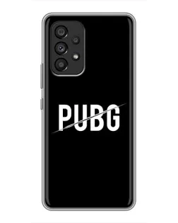 Чехол для Samsung Galaxy A53 (5G) с картинкой «PUBG — белый логотип» Чехол для Samsung Galaxy A53 (5G) с картинкой «PUBG — белый логотип»