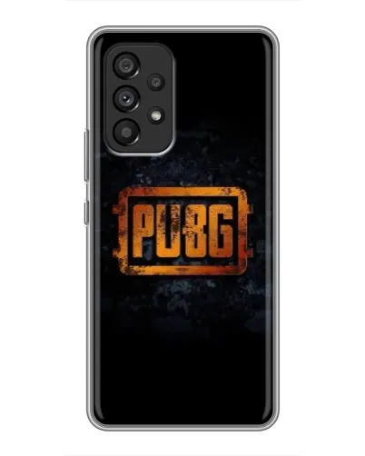 Чехол для Samsung Galaxy A53 (5G) с картинкой «PUBG — золотой логотип»