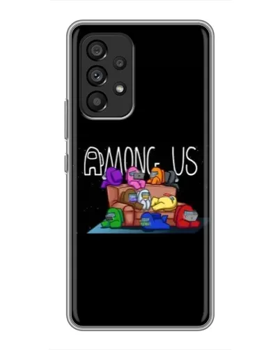 Чехол для Samsung Galaxy A53 (5G) с картинкой «Логотип Among Us»