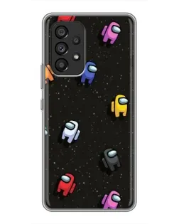 Чехол для Samsung Galaxy A53 (5G) с картинкой «Космический паттерн Among Us»