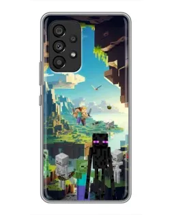 Чехол для Samsung Galaxy A53 (5G) с картинкой «Эндермен в лесу» Чехол для Samsung Galaxy A53 (5G) с картинкой «Эндермен в лесу»