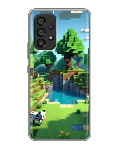 Чехол для Samsung Galaxy A53 (5G) с картинкой «Minecraft летний день»