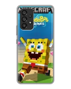 Чехол для Samsung Galaxy A53 (5G) с картинкой «Губка Боб Minecraft» Чехол для Samsung Galaxy A53 (5G) с картинкой «Губка Боб Minecraft»