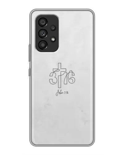 Чехол для Samsung Galaxy A53 (5G) с картинкой «Иоанна 3:16 Крест» Чехол для Samsung Galaxy A53 (5G) с картинкой «Иоанна 3:16 Крест»