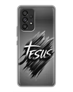Чехол для Samsung Galaxy A53 (5G) с картинкой «Надпись Jesus Graffiti»