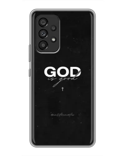 Чехол для Samsung Galaxy A53 (5G) с картинкой «GOD — Бог над всем» Чехол для Samsung Galaxy A53 (5G) с картинкой «GOD — Бог над всем»