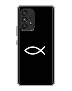 Чехол для Samsung Galaxy A53 (5G) с картинкой «Символ рыбы Jesus»
