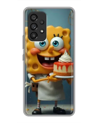 Чехол для Samsung Galaxy A53 (5G) с картинкой «Повар Спанч Боб»