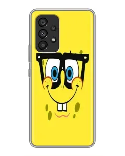 Чехол для Samsung Galaxy A53 (5G) с картинкой «Минималистичный Спанч Боб»