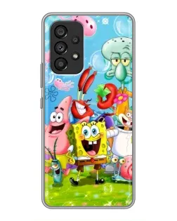Чехол для Samsung Galaxy A53 (5G) с картинкой «Губка Боб и друзья»
