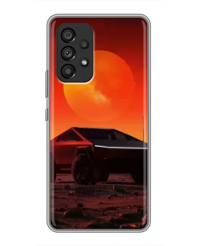 Чехол для Samsung Galaxy A53 (5G) с картинкой «Cybertruck на Марсе»