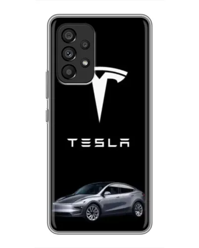 Чехол для Samsung Galaxy A53 (5G) с картинкой «Tesla Model Y»
