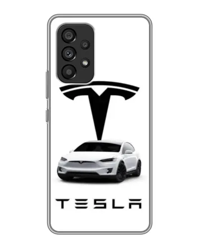 Чехол для Samsung Galaxy A53 (5G) с картинкой «Tesla White Style»