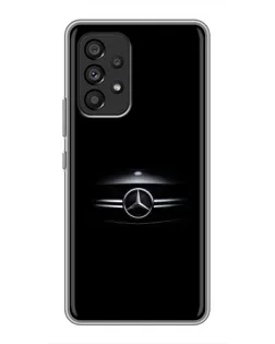Чехол для Samsung Galaxy A53 (5G) с картинкой «Mercedes — абстрактные линии»