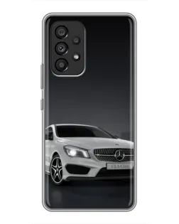 Чехол для Samsung Galaxy A53 (5G) с картинкой «Mercedes AMG GT Silver»