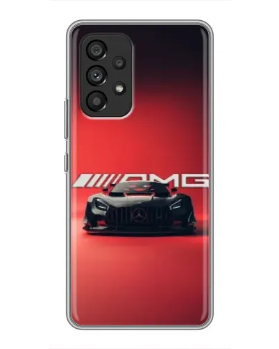 Чехол для Samsung Galaxy A53 (5G) с картинкой «Mercedes AMG — красная линия»