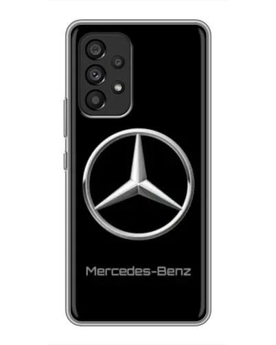 Чехол для Samsung Galaxy A53 (5G) с картинкой «Mercedes Silver Logo»