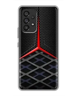 Чехол для Samsung Galaxy A53 (5G) с картинкой «Mercedes Carbon Grid»