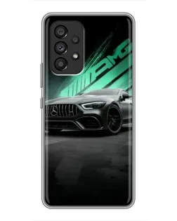 Чехол для Samsung Galaxy A53 (5G) с картинкой «Темный Mercedes AMG»