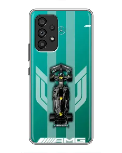 Чехол для Samsung Galaxy A53 (5G) с картинкой «Mercedes AMG Petronas»