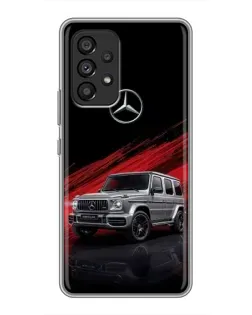 Чехол для Samsung Galaxy A53 (5G) с картинкой «Mercedes G-Class красный»