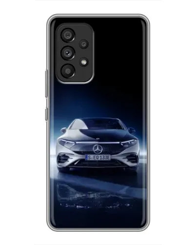 Чехол для Samsung Galaxy A53 (5G) с картинкой «Ночной Mercedes EQ»