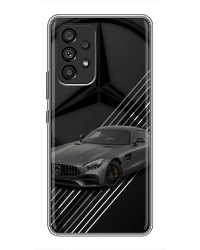 Чехол для Samsung Galaxy A53 (5G) с картинкой «Mercedes AMG — графика»