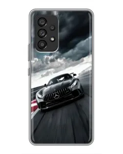 Чехол для Samsung Galaxy A53 (5G) с картинкой «Гоночный Mercedes AMG»