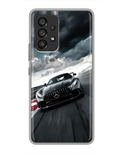 Чехол для Samsung Galaxy A53 (5G) с картинкой «Гоночный Mercedes AMG»