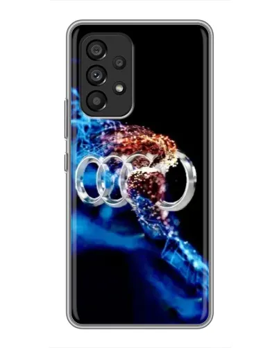 Чехол для Samsung Galaxy A53 (5G) с картинкой «Энергия лого Audi»