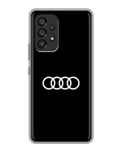 Чехол для Samsung Galaxy A53 (5G) с картинкой «Audi White Logo»
