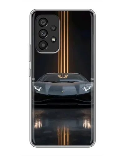 Чехол для Samsung Galaxy A53 (5G) с картинкой «Lamborghini золотые линии» Чехол для Samsung Galaxy A53 (5G) с картинкой «Lamborghini золотые линии»
