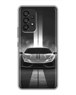 Чехол для Samsung Galaxy A53 (5G) с картинкой «Lamborghini симметрия дорог» Чехол для Samsung Galaxy A53 (5G) с картинкой «Lamborghini симметрия дорог»