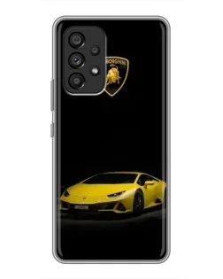 Чехол для Samsung Galaxy A53 (5G) с картинкой «Lamborghini желтый акцент» Чехол для Samsung Galaxy A53 (5G) с картинкой «Lamborghini желтый акцент»