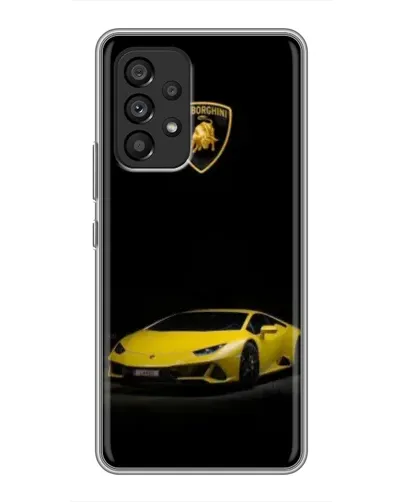 Чехол для Samsung Galaxy A53 (5G) с картинкой «Lamborghini желтый акцент» Чехол для Samsung Galaxy A53 (5G) с картинкой «Lamborghini желтый акцент»