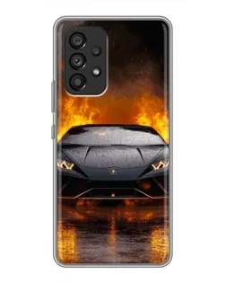 Чехол для Samsung Galaxy A53 (5G) с картинкой «Lamborghini в огне» Чехол для Samsung Galaxy A53 (5G) с картинкой «Lamborghini в огне»