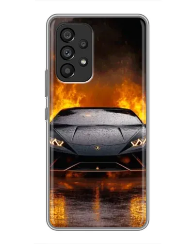 Чехол для Samsung Galaxy A53 (5G) с картинкой «Lamborghini в огне» Чехол для Samsung Galaxy A53 (5G) с картинкой «Lamborghini в огне»