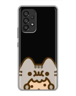 Чехол для Samsung Galaxy A53 (5G) с картинкой «Пушин на черном» Чехол для Samsung Galaxy A53 (5G) с картинкой «Пушин на черном»