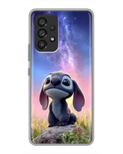 Чехол для Samsung Galaxy A53 (5G) с картинкой «Стич на рассвете»