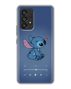 Чехол для Samsung Galaxy A53 (5G) с картинкой «Музыкальный Stitch»