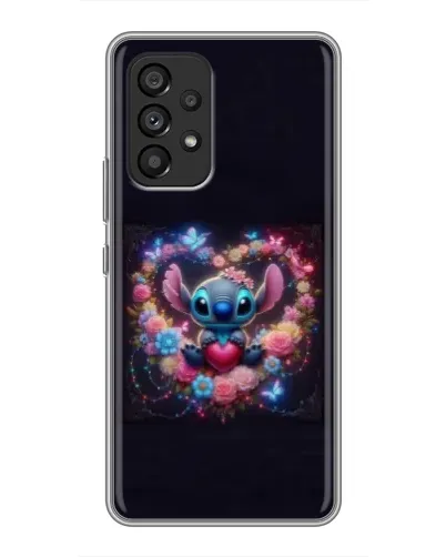 Чехол для Samsung Galaxy A53 (5G) с картинкой «Stitch в цветах» Чехол для Samsung Galaxy A53 (5G) с картинкой «Stitch в цветах»