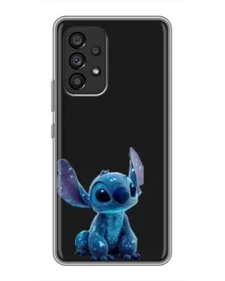 Чехол для Samsung Galaxy A53 (5G) с картинкой «Стич на черном»